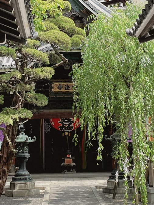 六角堂(頂法寺)門前の様子